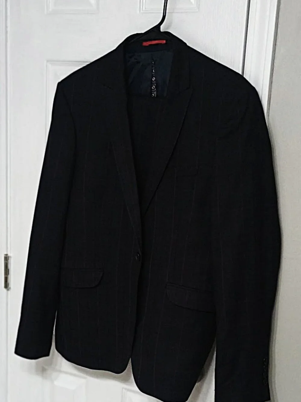 Leonardo Pellini Men Charcoal 2 Piece Suit US 38R